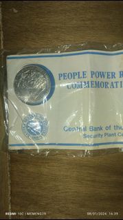 10 pesos coin commemorative. People Power Revolution