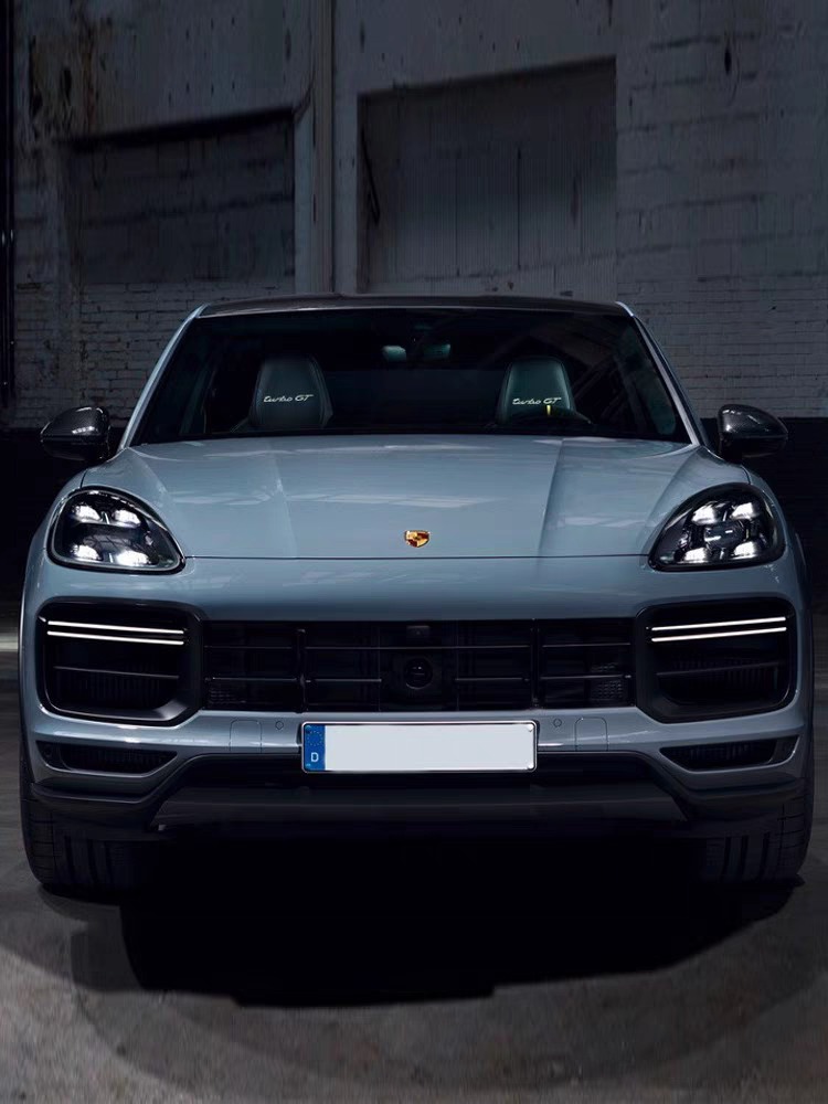 1119 Porsche Cayenne headlight assembly retrofitted with 23 matrix LED