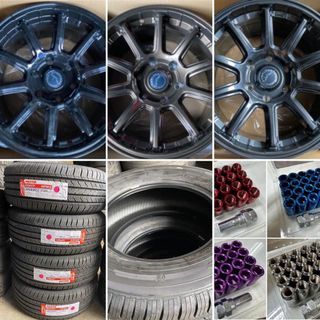 17” Overland Rage Mags 6Holes pcd 139 w/265-65-r17 Maxxis HT Tire and lugnuts 46K