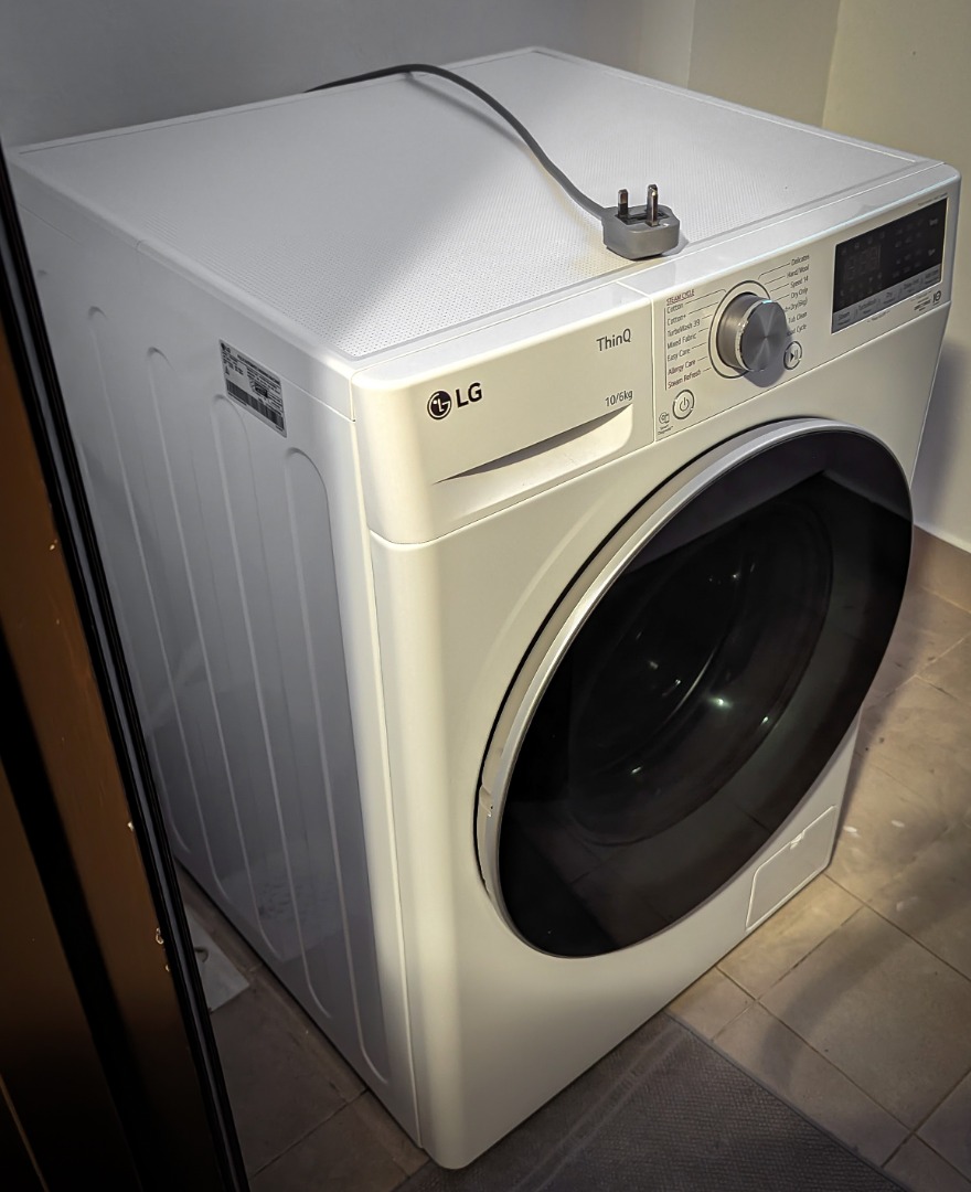 1 Year Old LG 10kg/6kg Washer/Dryer FV1410H3W, TV & Home Appliances