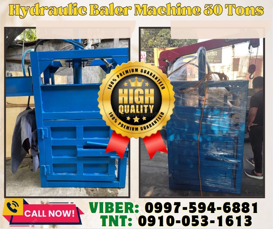 30 Tons Hydraulic Baler Machine Available Now, Commercial & Industrial ...