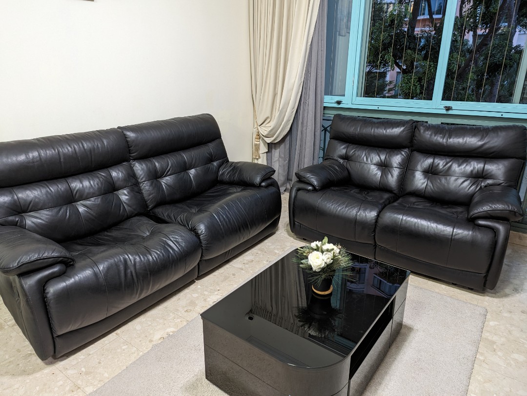 3 2 Recliner Leather Sofa Set