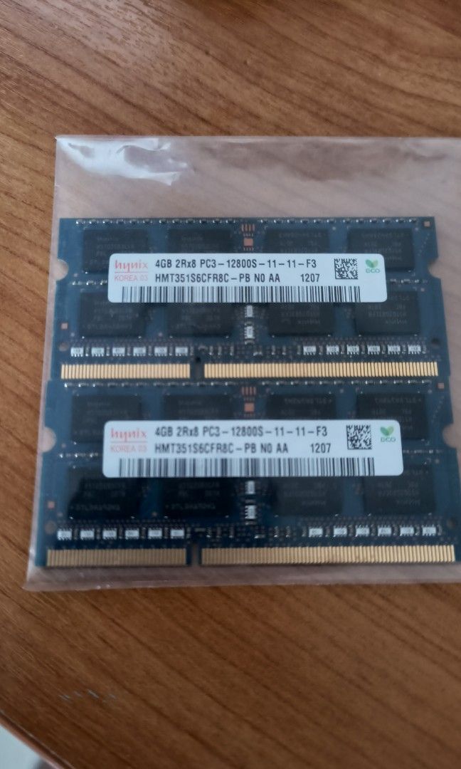 4Gb DDR3 SODIMM RAM Computers Tech Parts Accessories