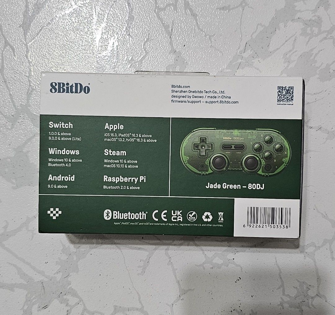 8BitDo SN30 Pro Bluetooth Gamped Instruction Manual