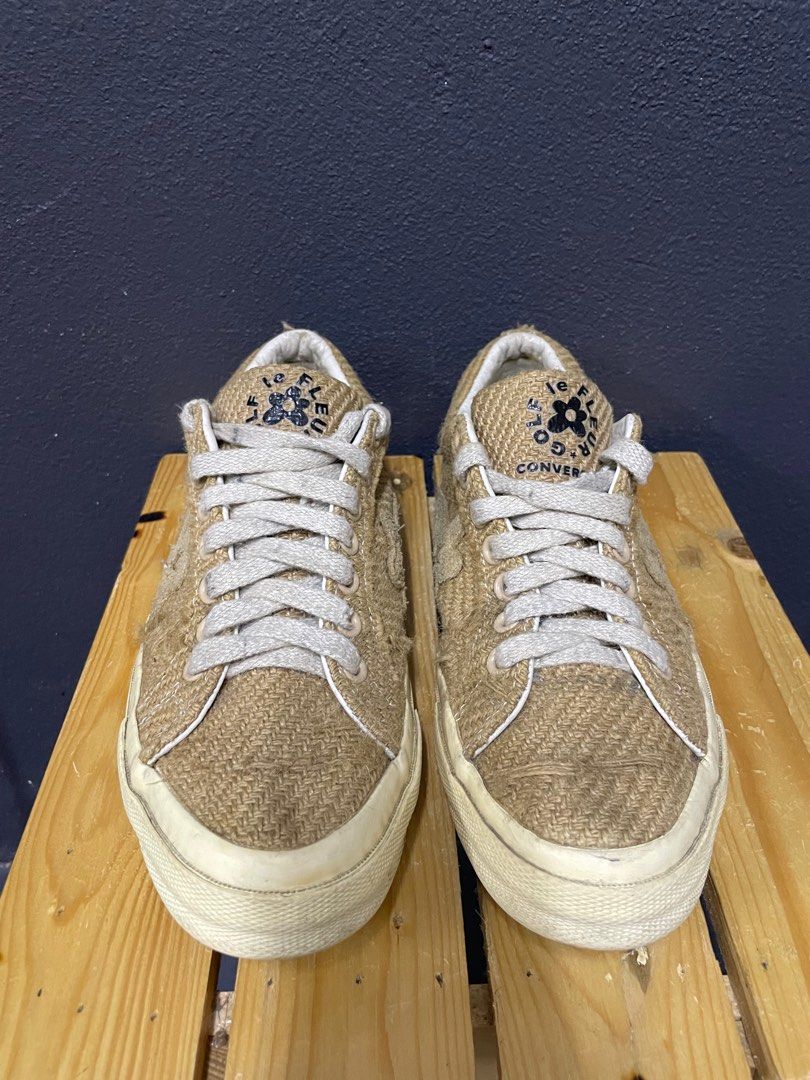 Converse one cheap star burlap