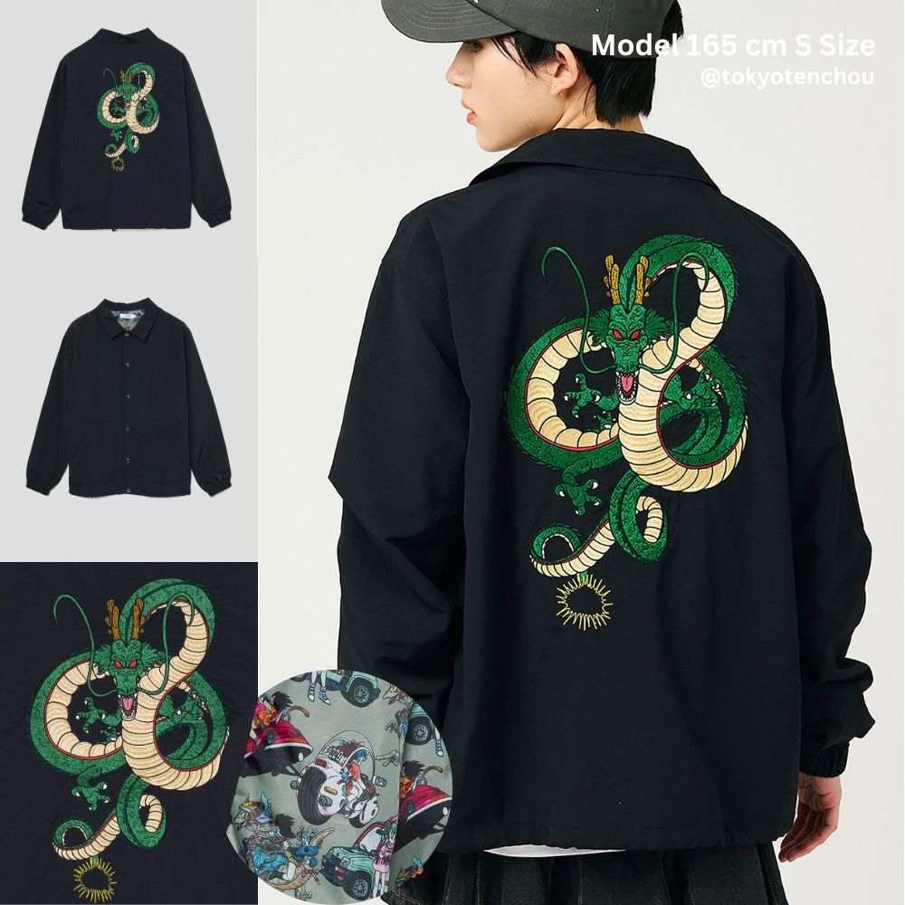 graniph×ドラゴンボール 神龍 コーチジャケット Lサイズ 中古品 グラニフ ドラゴンボール 神龍 コーチジャケット L - メルカリ