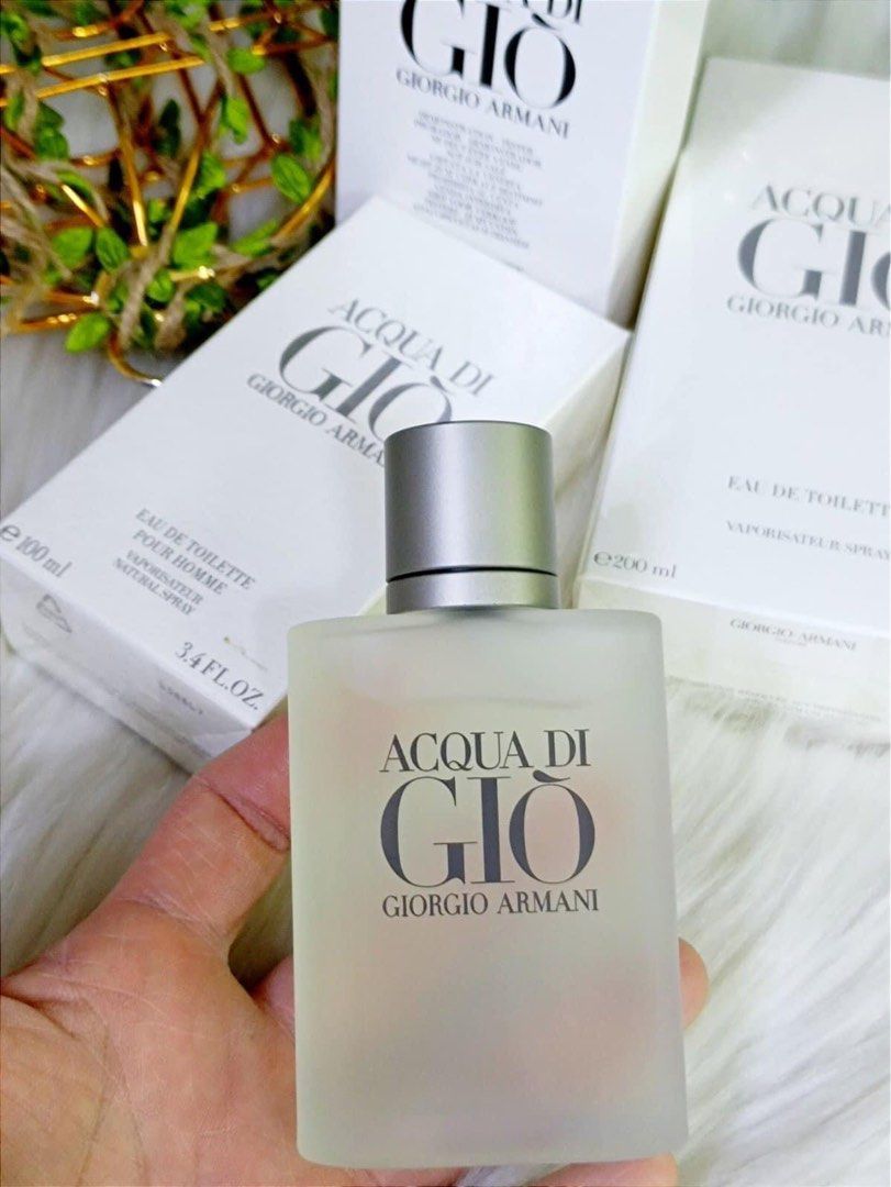 acqua di gio edt sealed and tester, Beauty & Personal Care, Fragrance ...