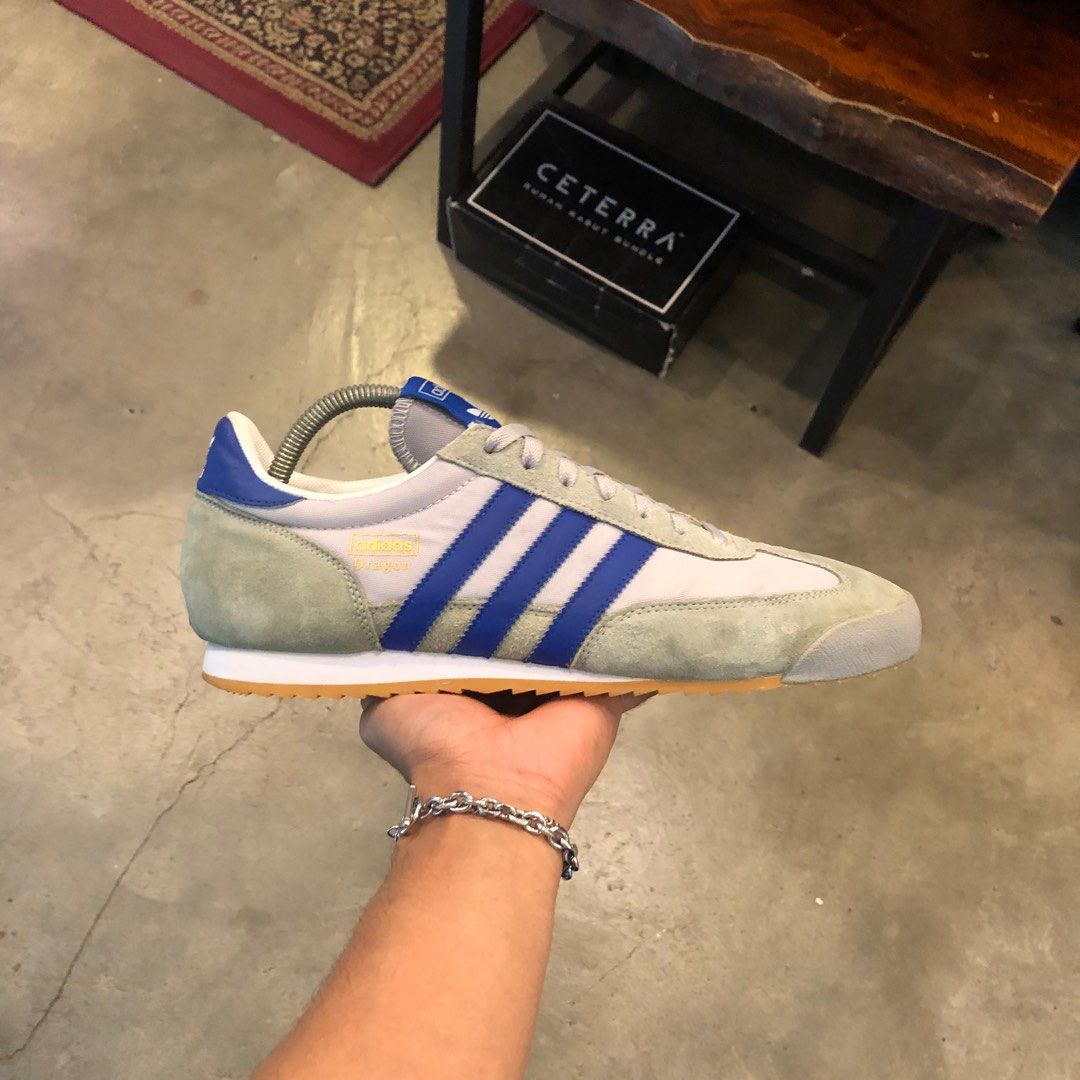 Adidas dragon clearance grey blue