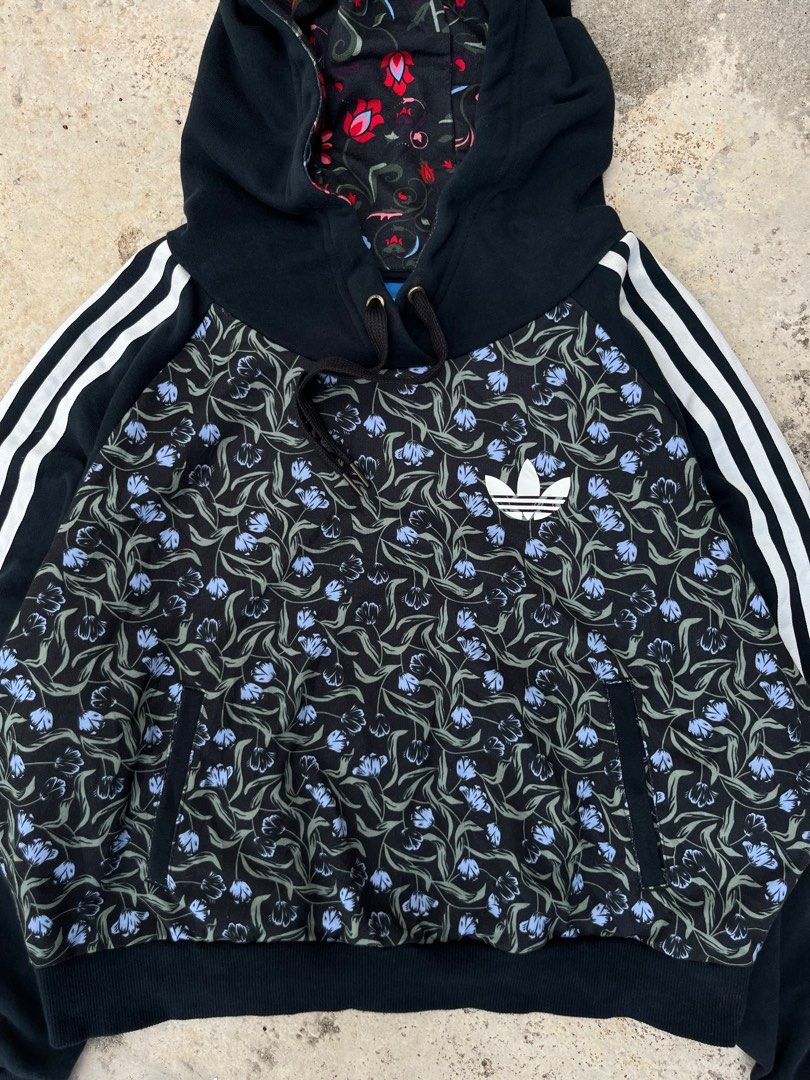 Adidas floral sale sweater