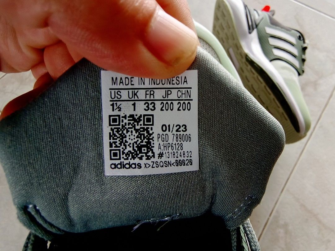 Adidas youth cheap shoe size