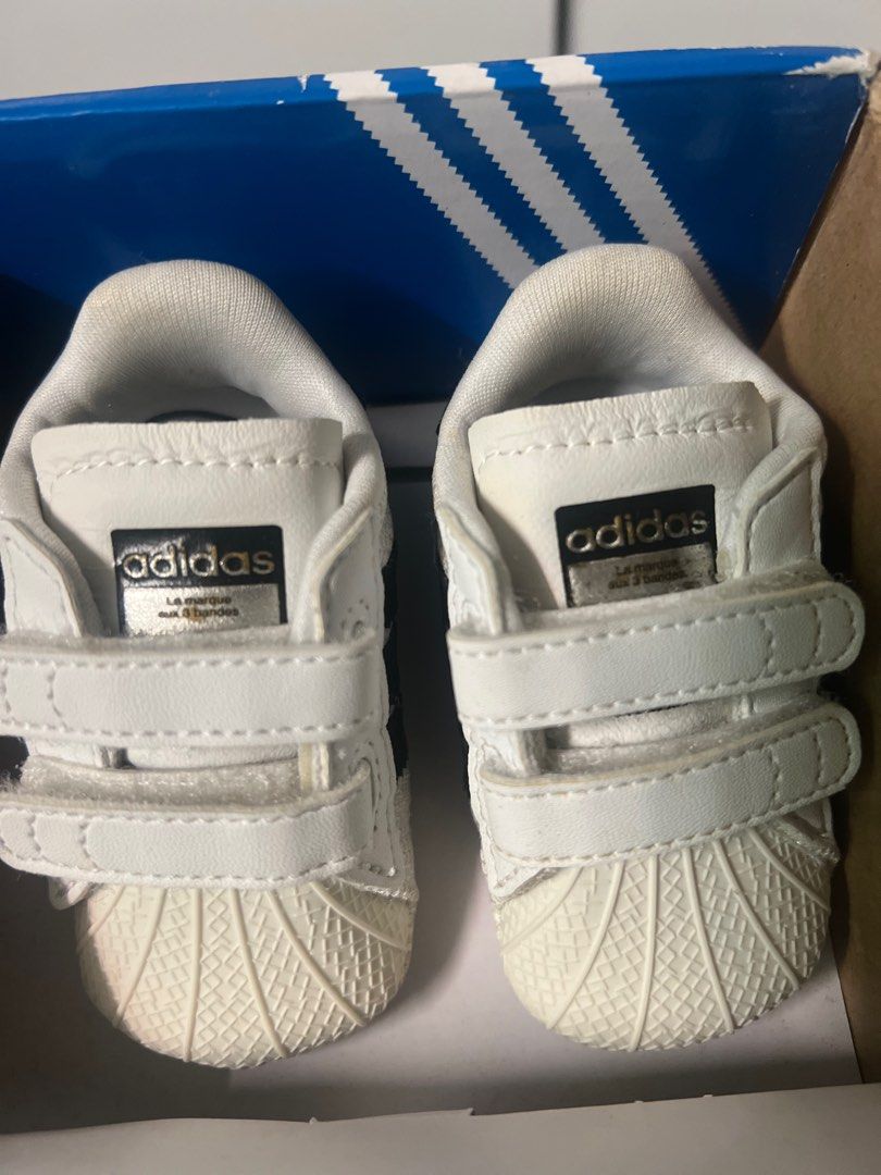 ADIDAS SUPERSTAR CRIB SIZE 0UK 0 6M Babies Kids Babies