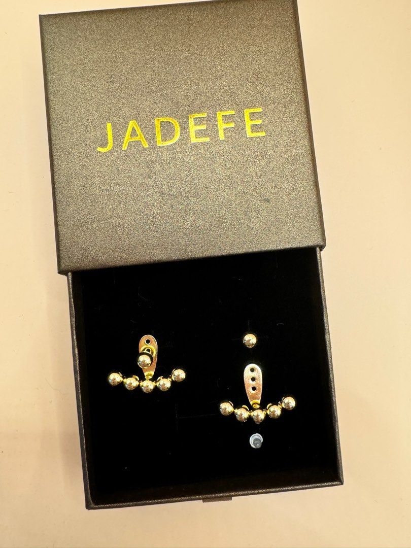 Gold discount beaded earrings