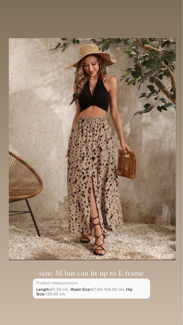 Aesthetic Maxi Skirt, Women's Fashion, Bottoms, Skirts on Carousell