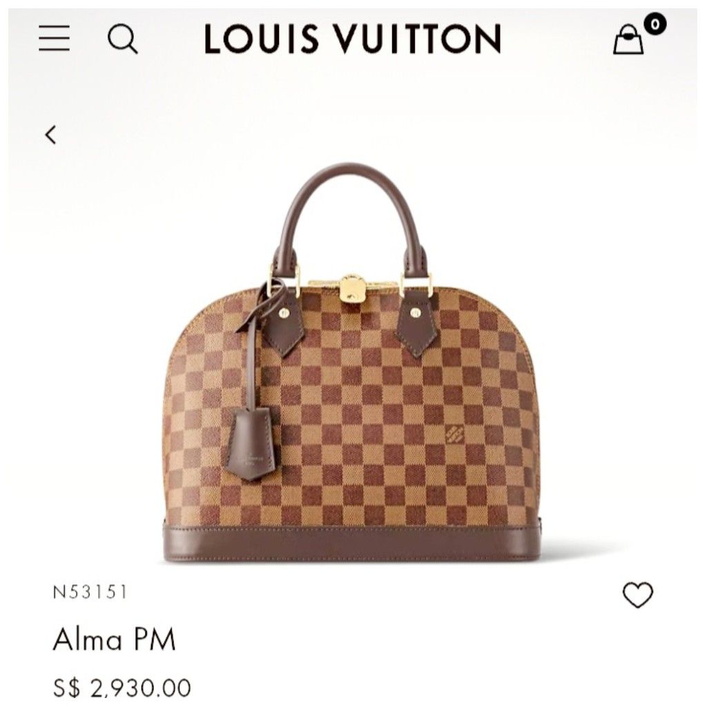 Lv alma pm sales
