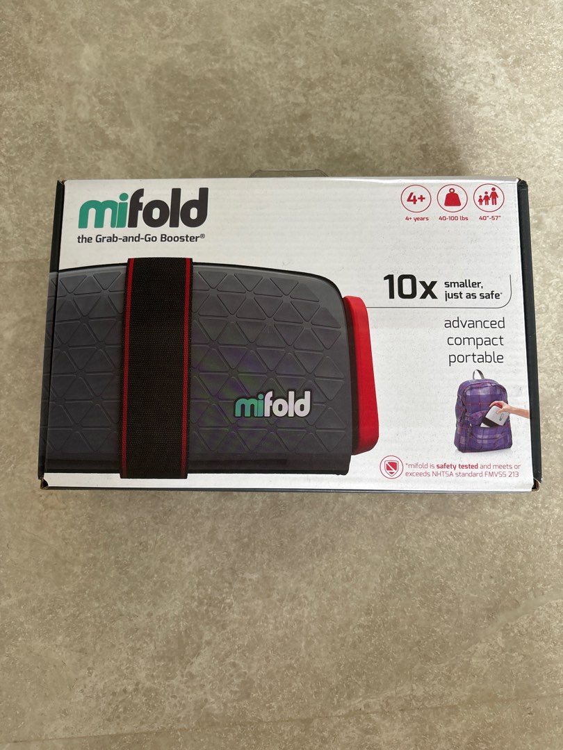 Almost new mifold car booster seat Babies Kids Going Out Car