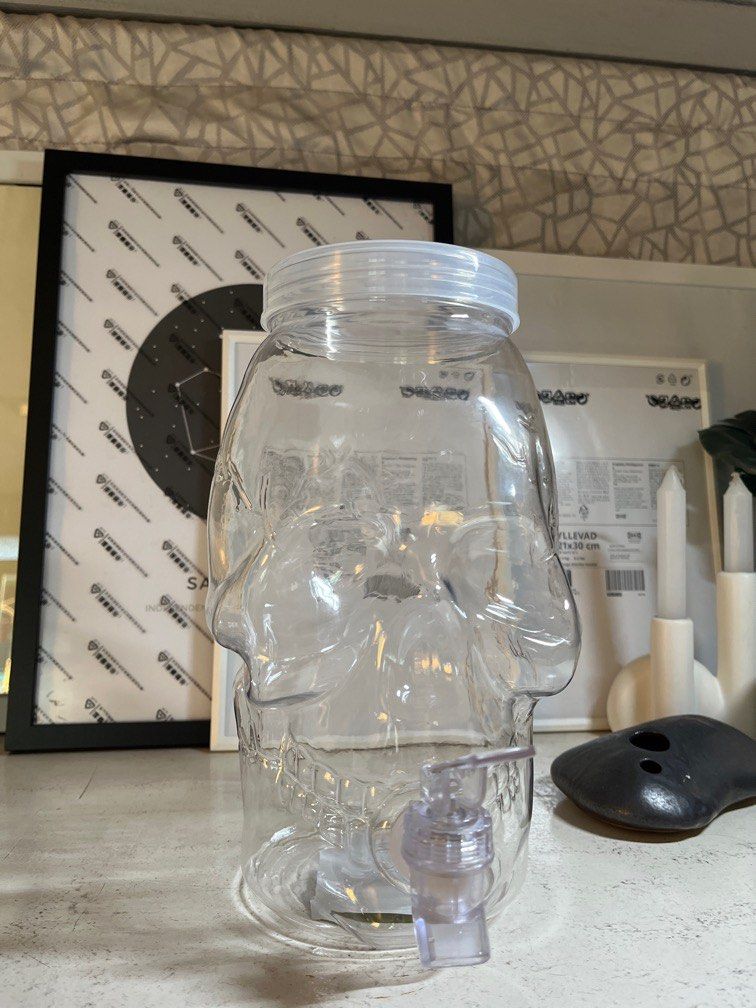 Anko Skull Drink Dispenser 3.8 L, Furniture & Home Living, Kitchenware