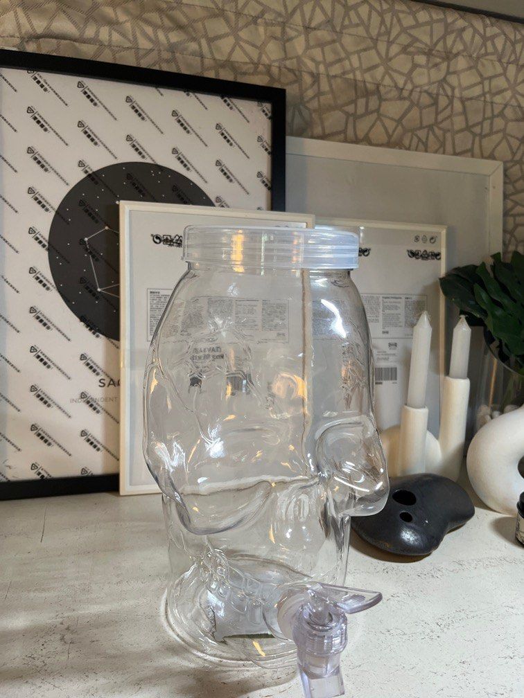 Anko Skull Drink Dispenser 3.8 L, Furniture & Home Living, Kitchenware