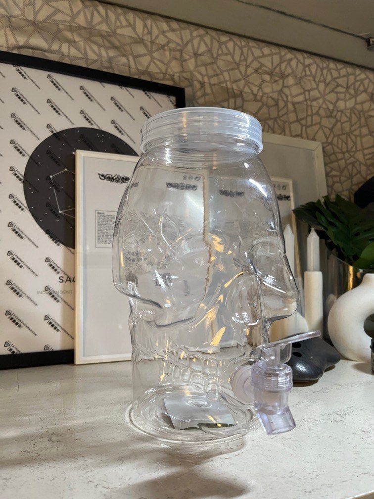 Anko Skull Drink Dispenser 3.8 L, Furniture & Home Living, Kitchenware