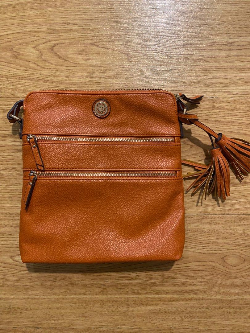 Anne Klein Orange Tassel Crossbody Women s Fashion Bags Wallets Cross body Bags on Carousell