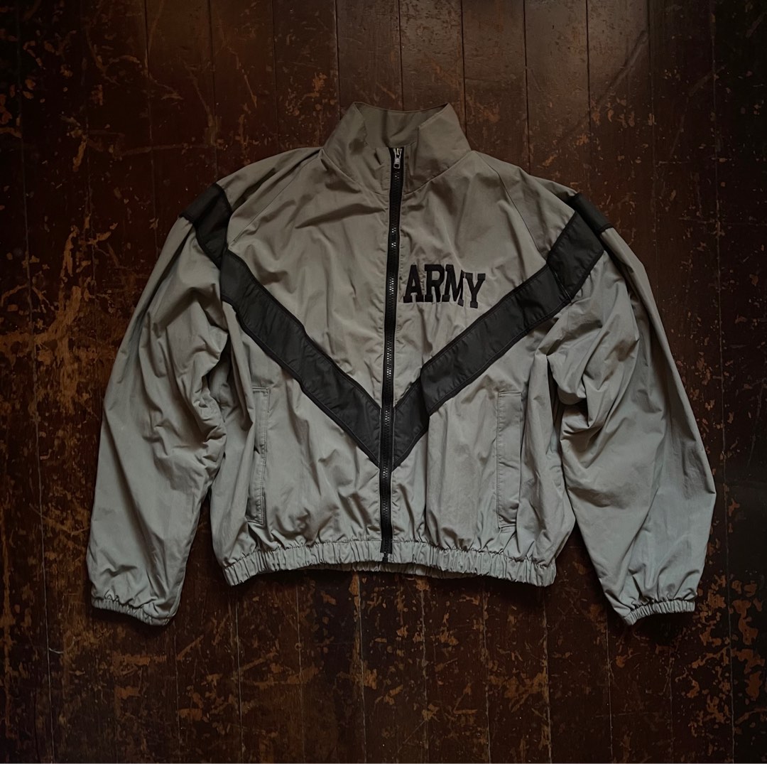 Army Nylon Track Jacket, Men's Fashion, Coats, Jackets and Outerwear on ...