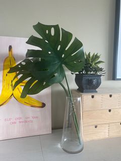 SMYCKA Artificial leaf, monstera, green - IKEA