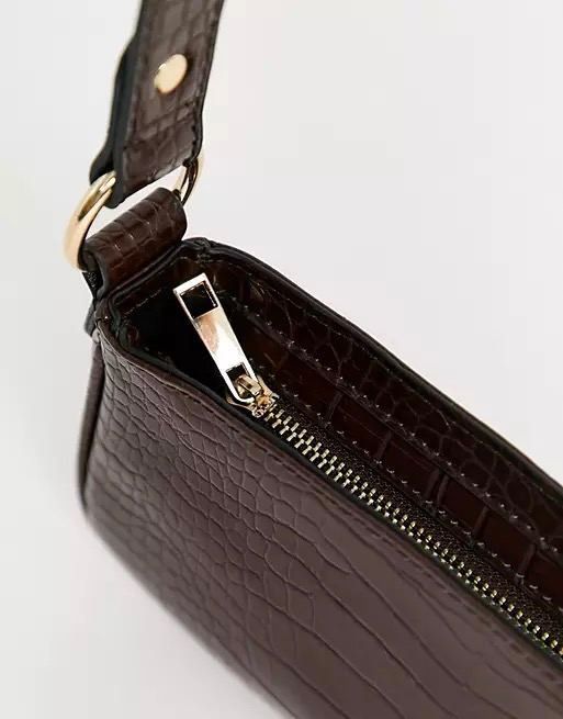 Croc effect 90s shoulder bag outlet