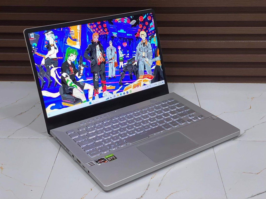 ASUS ROG ZEPHYRUS G14 (GA401IV) (Category: Laptops & Notebooks) located in Valenzuela. Submitted by dropcee (Listing ID 1277618779, Image 3). Description: ASUS ROG ZEPHYRUS G14 (GA401IV) RYZEN 9 4900HS 120Hz 16GB RAM 1TB NvMe SSD RTX 2060 6GB GDDR6 VRam✨ Quick specs: ▫️Windows 11 Pro 64bit ▫️AMD RYZEN 9 4900HS w/ Radeon Graphics 16 CPUs 3.0GHz ▫️16GB RAM DDR4 3200Mhz ▫️1TB PCle NvMe SSD ▫️AMD Radeon (TM) Graphics ▫️Nvidia GeForce RTX 2060 w/ Max-