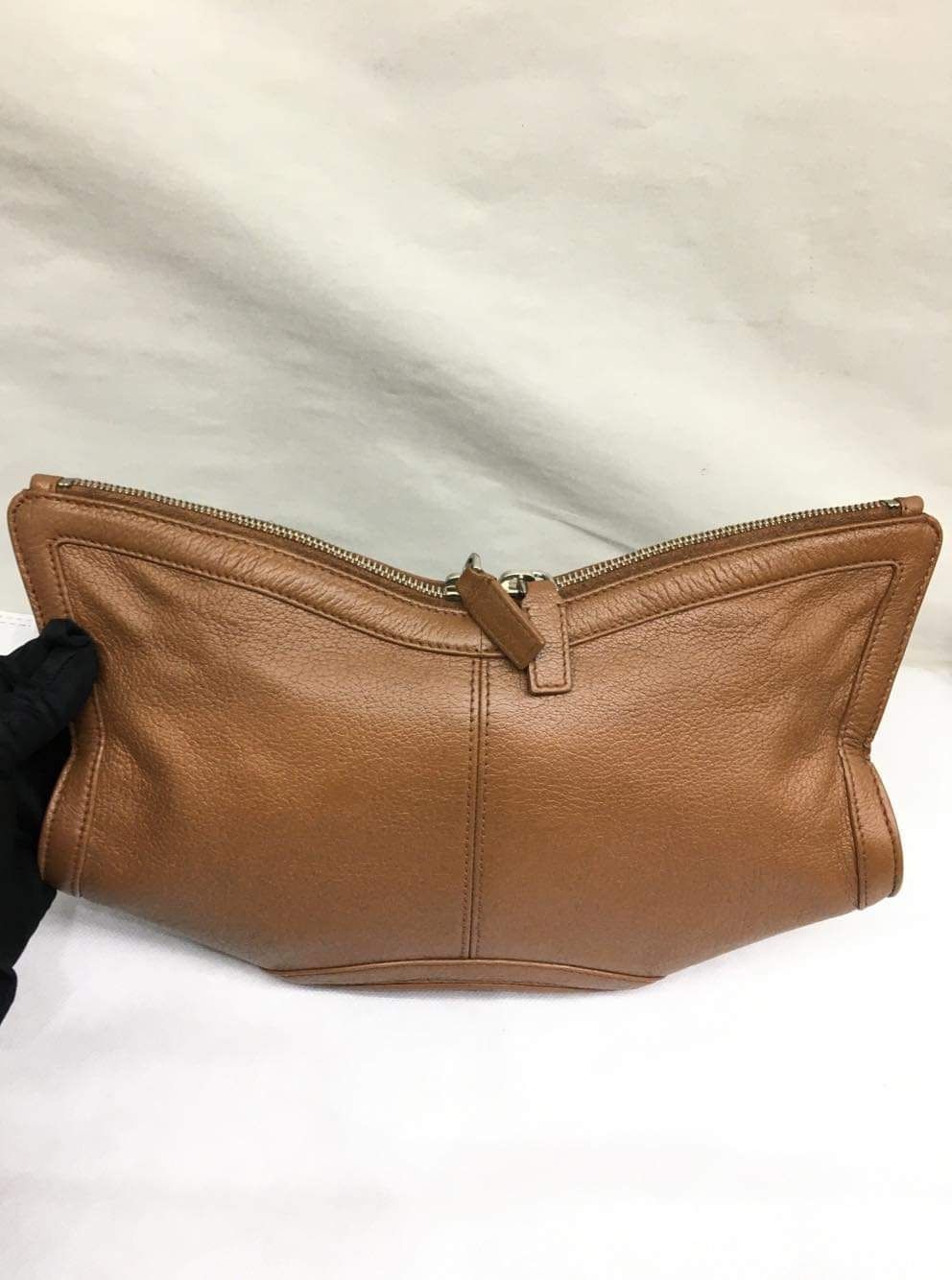 Alexander mcqueen leather best sale clutch