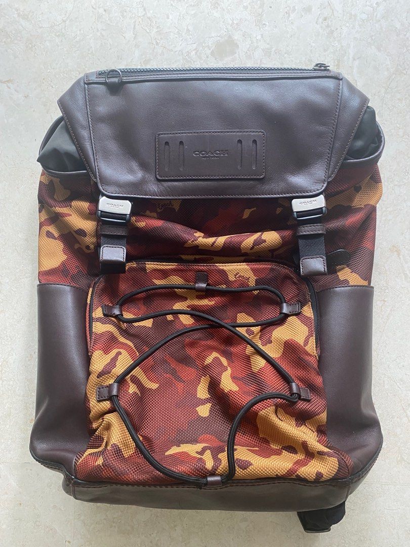 Coach men's terrain backpack store
