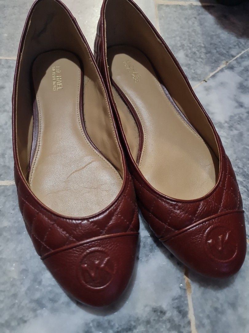 Michael kors quilted flats best sale
