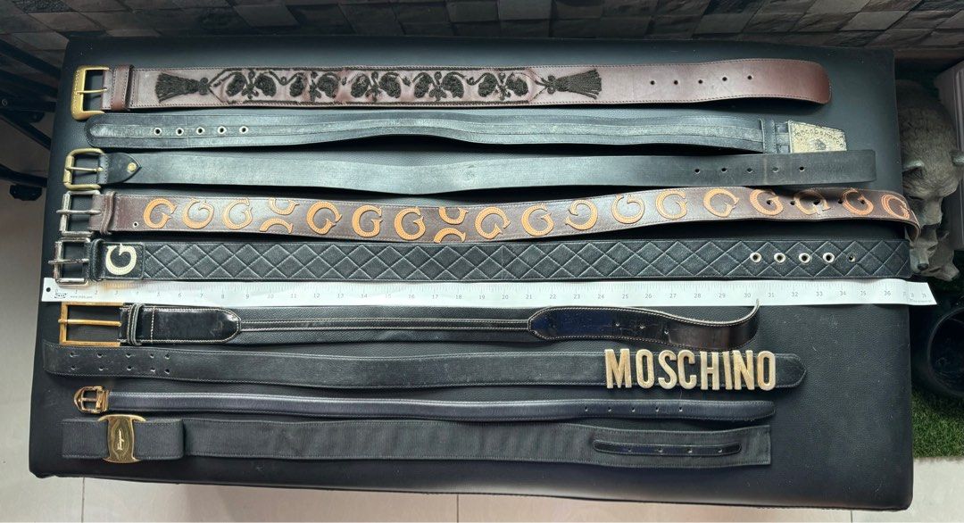 Real moschino belt hotsell