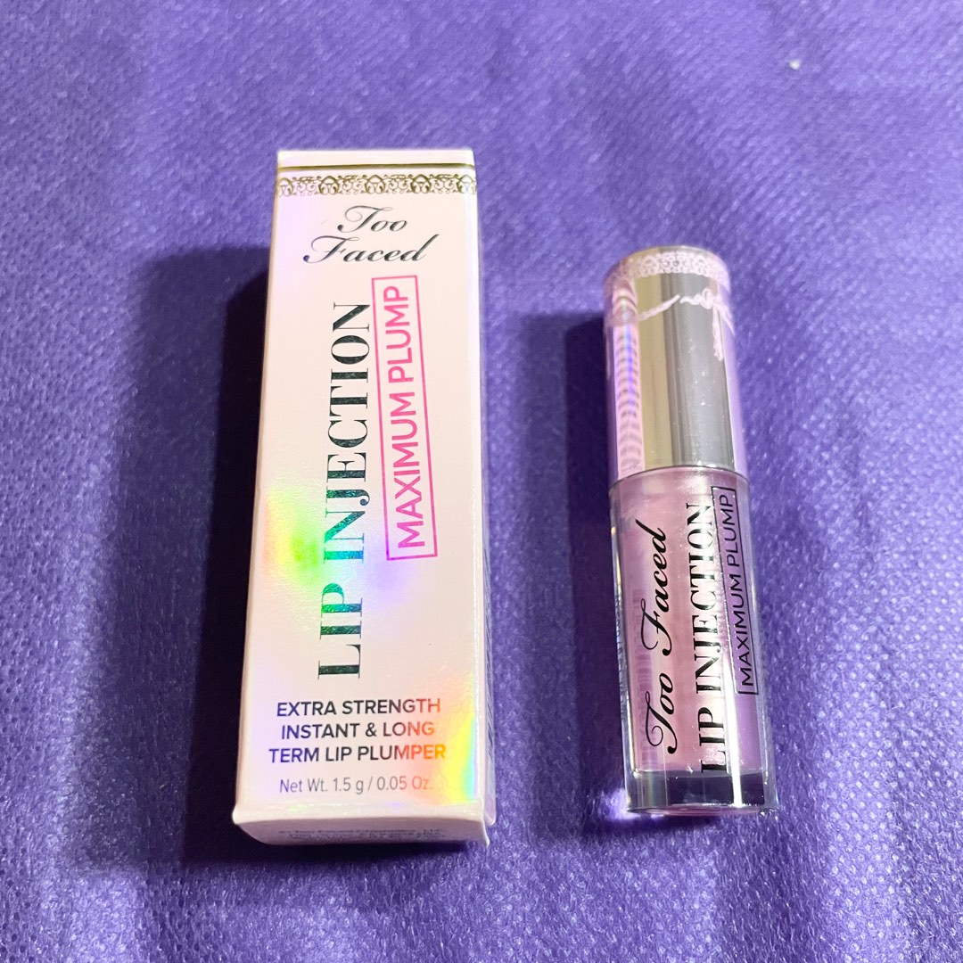 AUTHENTIC Too faced lip injection maximum plump extra strength instant ...