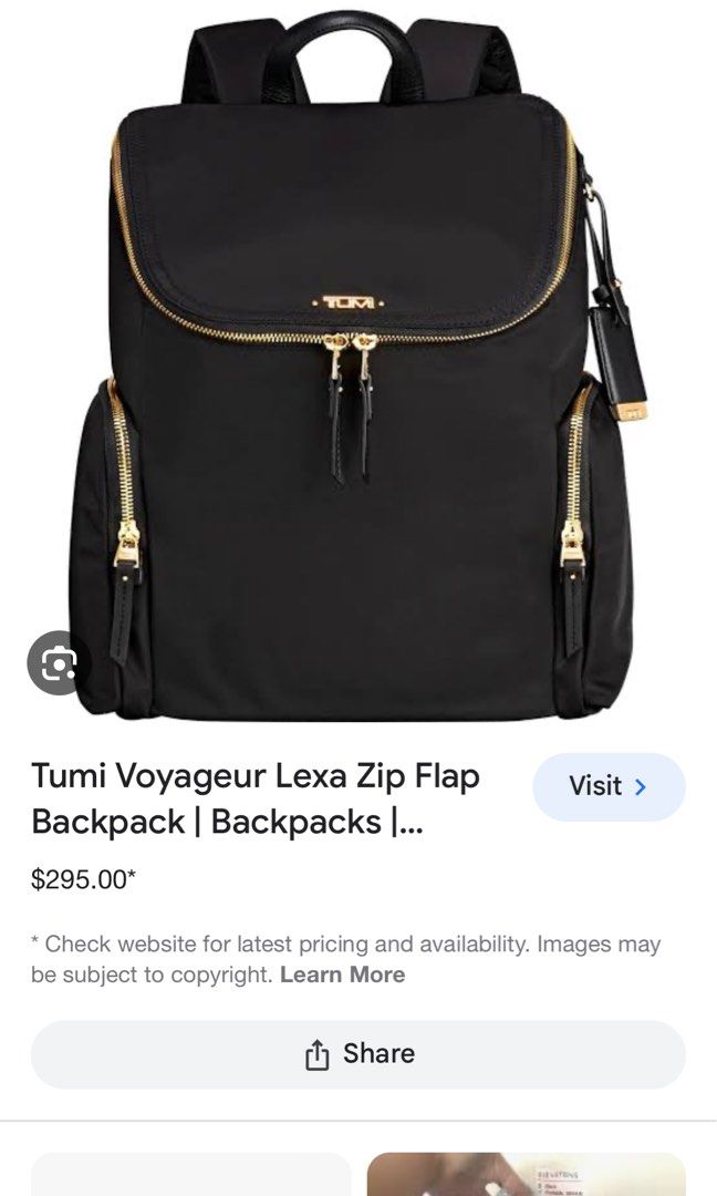 Tumi voyageur lexa zip flap best sale backpack