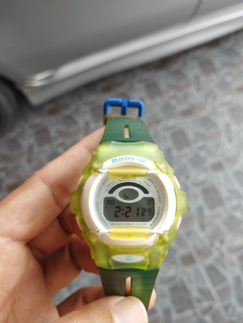 Baby g store watch animation