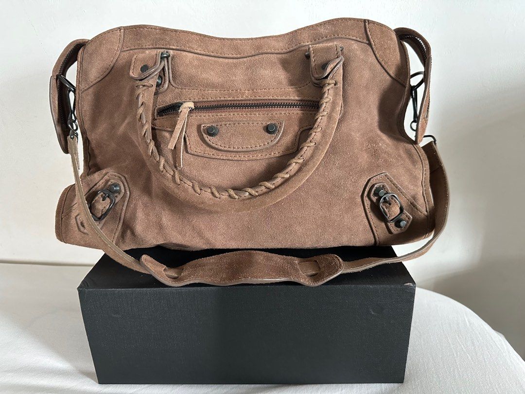 Balenciaga hot sale city suede