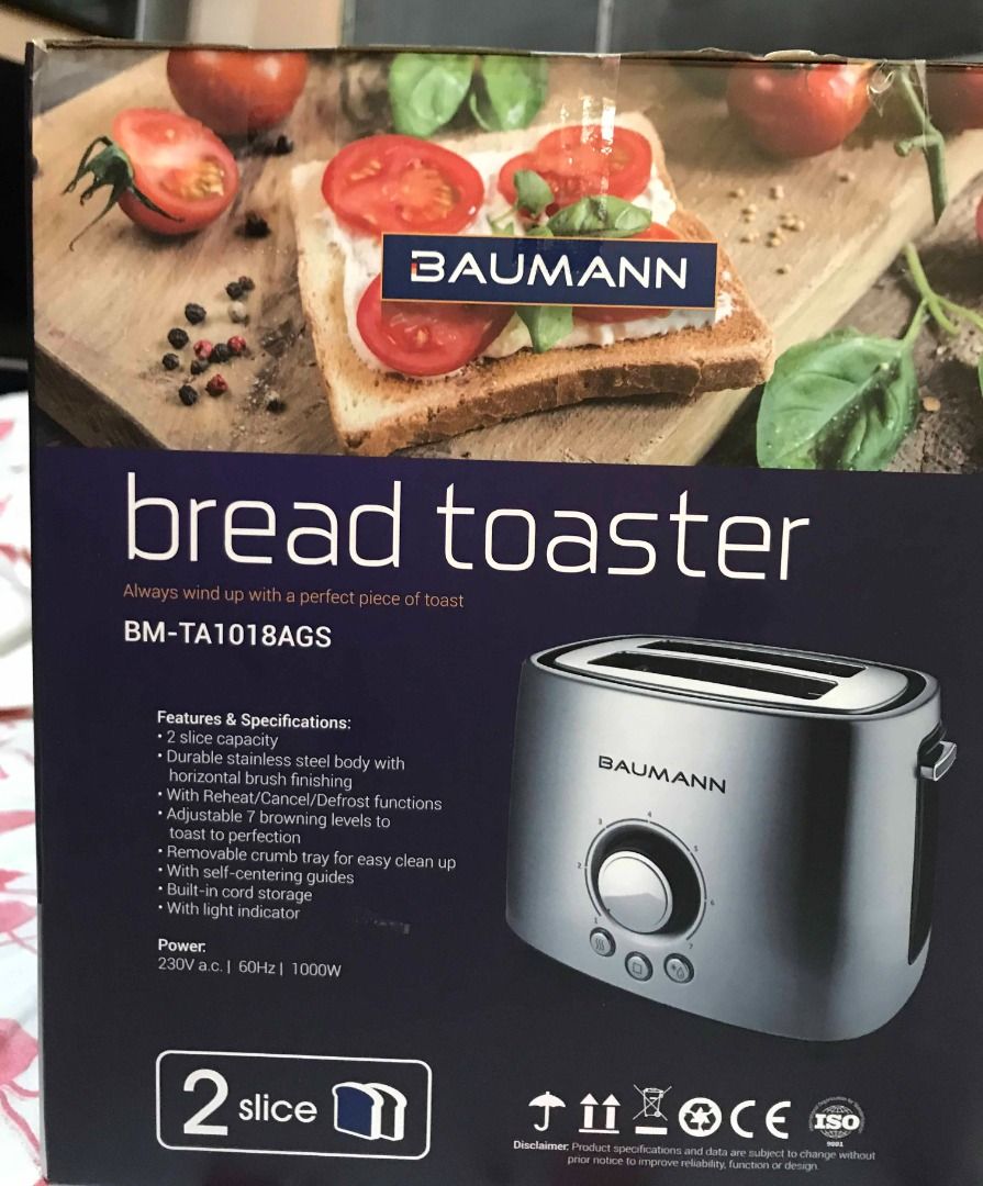 Baumann Bread Toaster · 2 slice capacity sell/swap, Furniture & Home ...