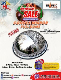 BER MONTHS SALE (Traffic Safety Convex Mirror Full Dome)