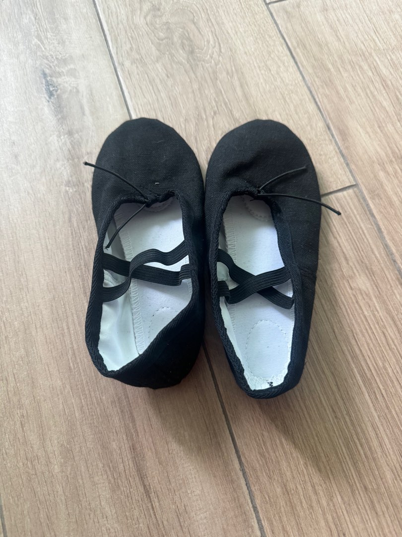 Black Dance Shoes, Babies & Kids, Babies & Kids Fashion on Carousell