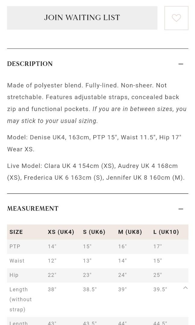 Topshop size chart jeans 2025
