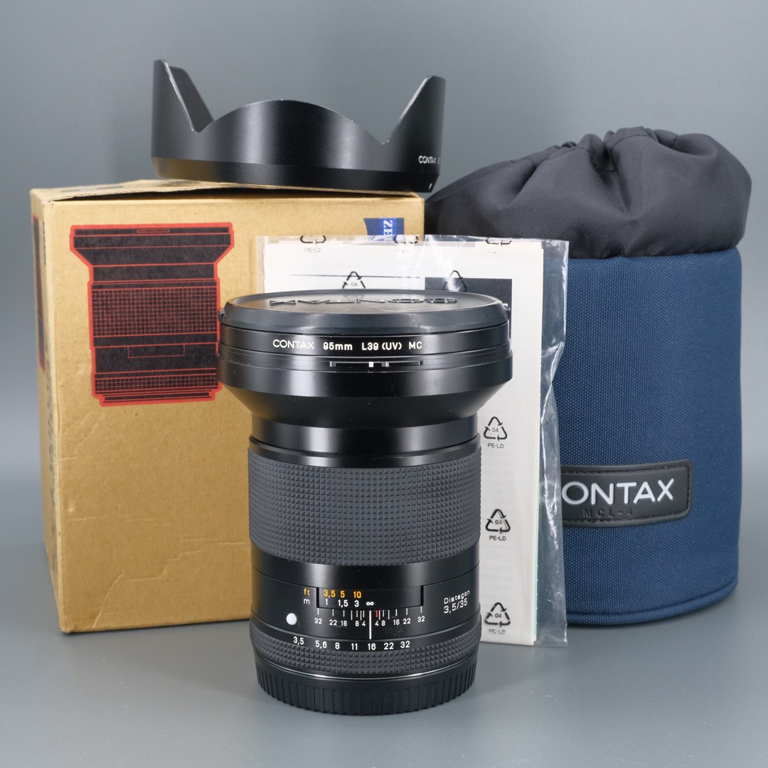 Box Set] Contax 645 Carl Zeiss Distagon T* 35mm F3.5 35/3.5 Lens
