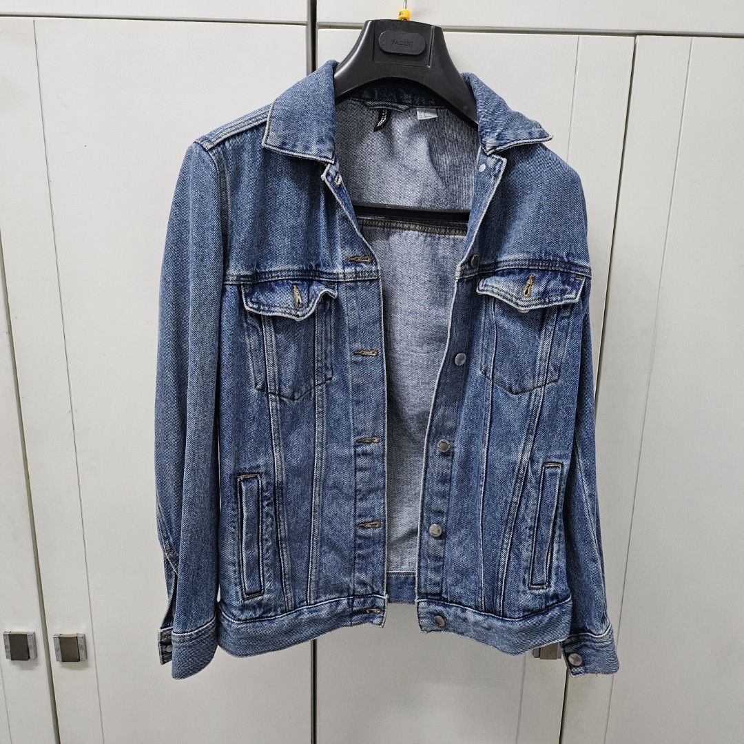 Divided denim jacket top