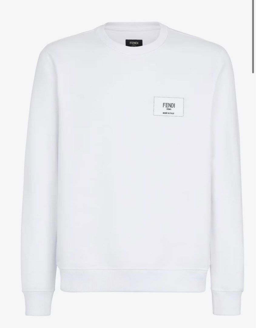 Brand New Latest Fendi Sweatshirt white cotton