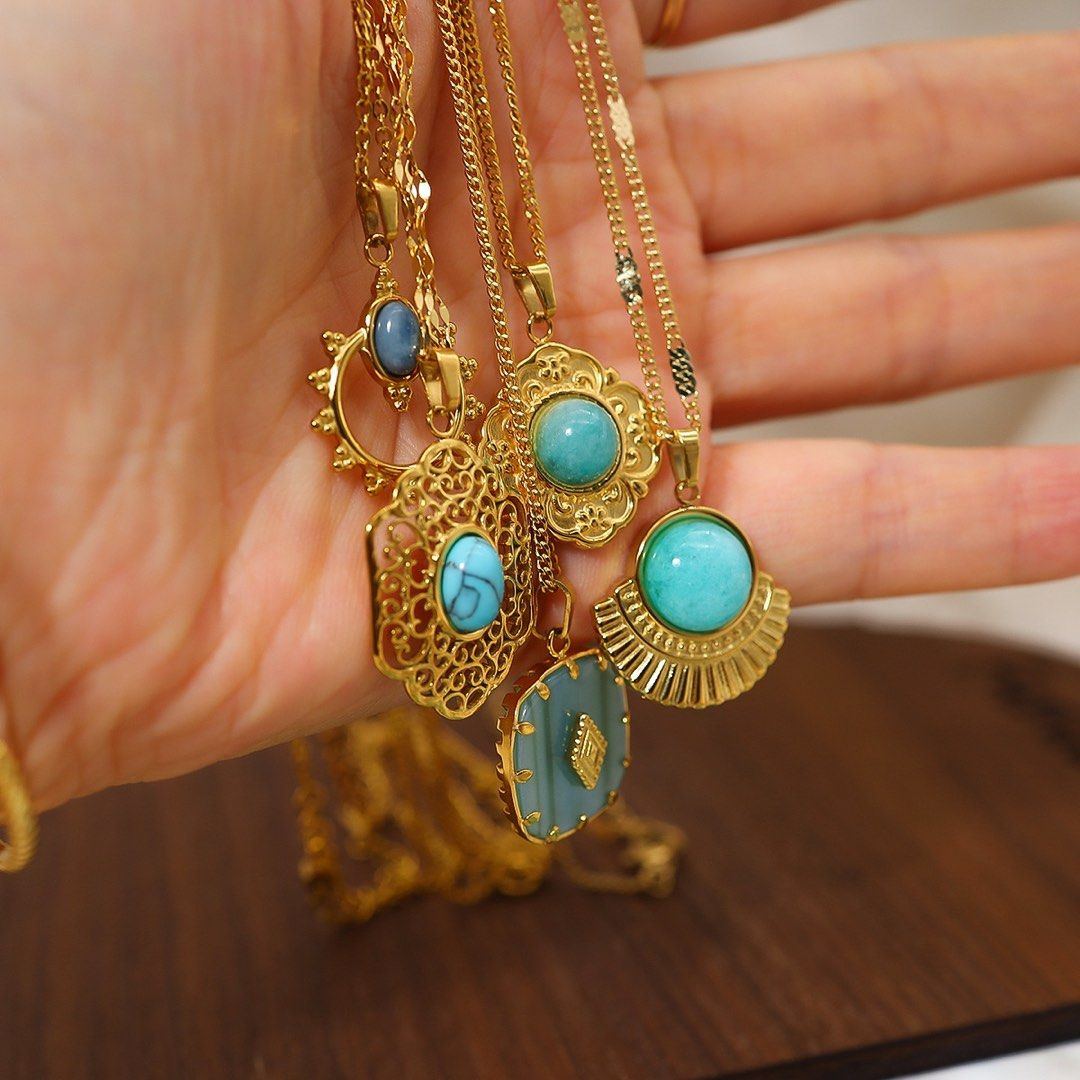 New sales stone necklace