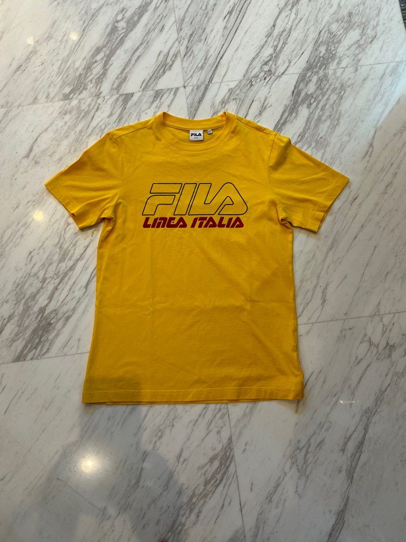 T shirt hotsell fila jaune