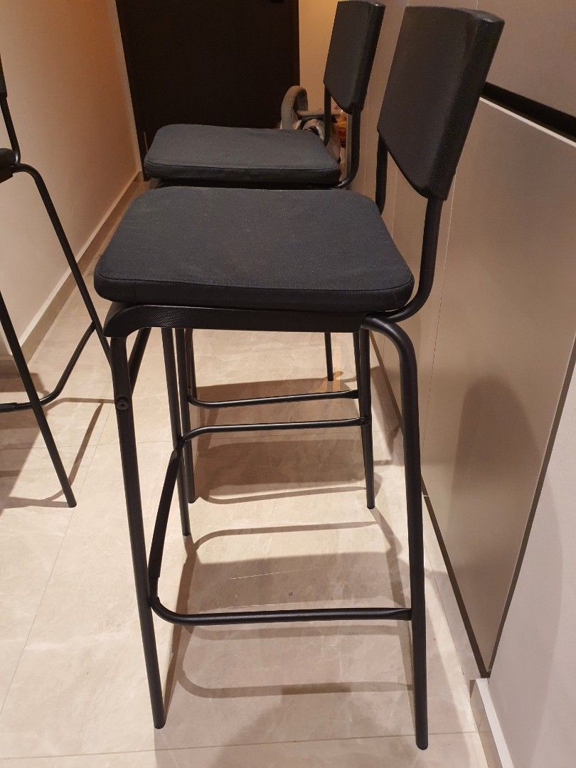 Brand New Ikea Bar Stool with Chair Pads Furniture Home Living