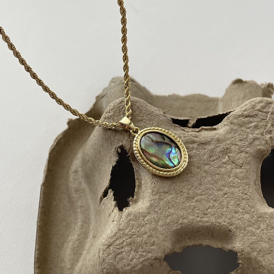 BRAND NEW Necklace Stone Colorful Golden Women s Fashion