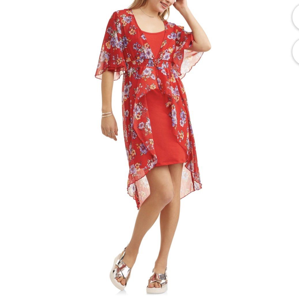 No boundaries dress with kimono shop