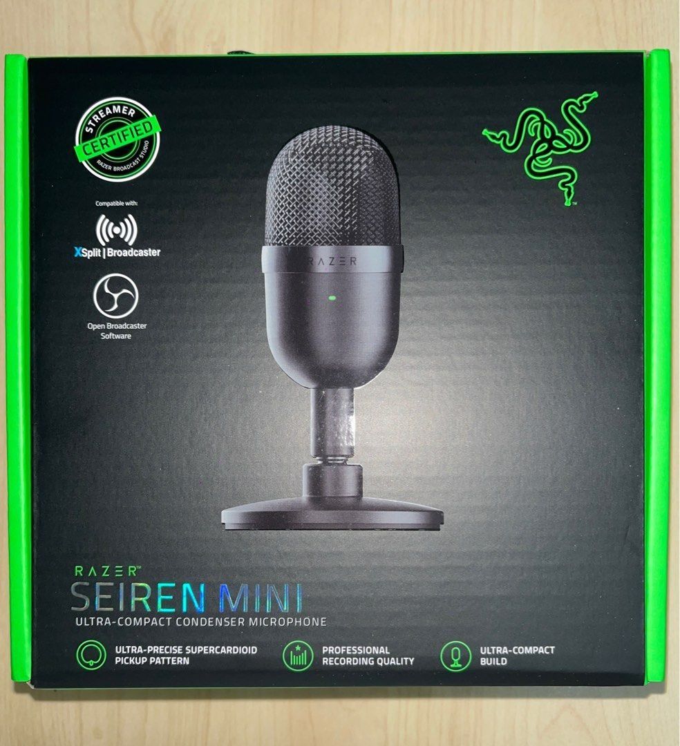 Razer Seiren Mini Black, Audio, Microphones on Carousell