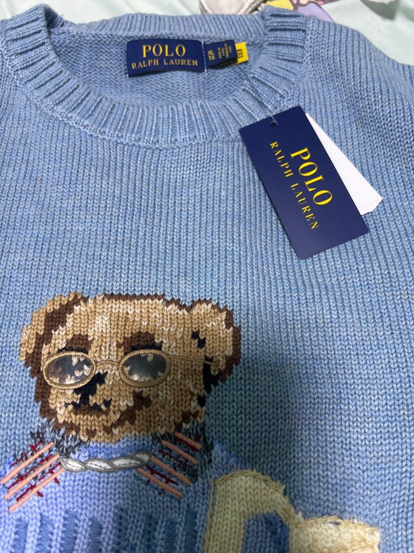 Ralph lauren discount teddy bear knit