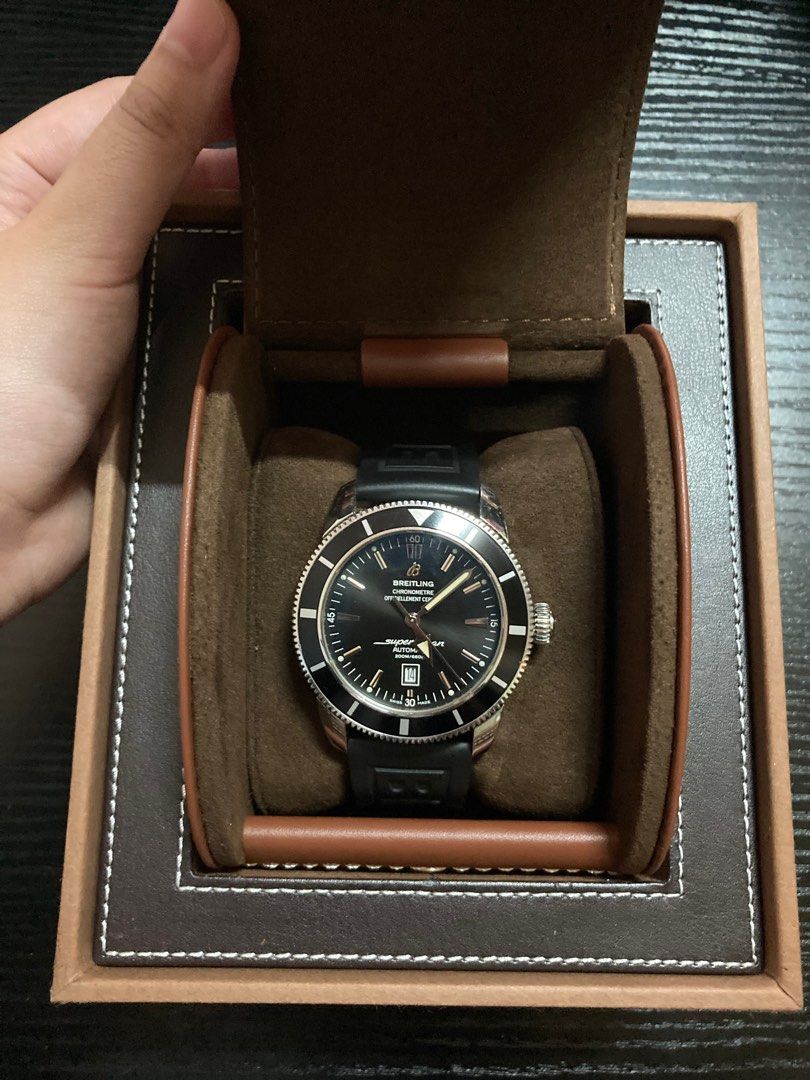 Breitling SuperOcean Heritage 46 (Category: Luxury Watches) located in Mandaluyong City. Submitted by plsbuymystufft_t (Listing ID 1277649963, Image 3). Description: Price: Php 170,000 Meet-up in Metro Manila only, preferably commutable via MRT3. .